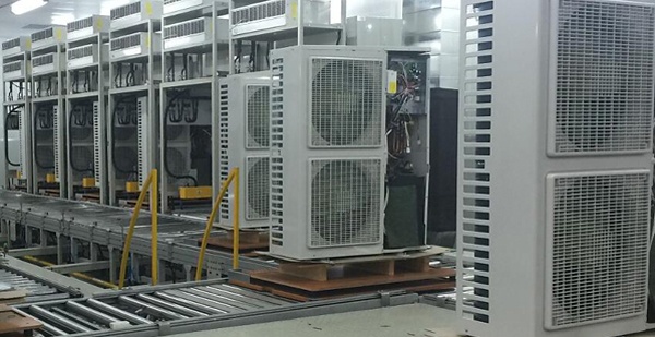 Air conditioning production line of Zhuhai Gemou Company in 2016