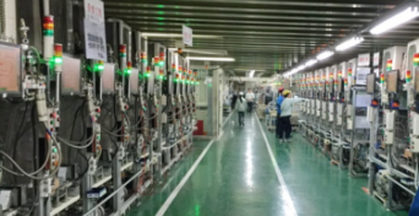 Automatic air conditioning line of Fumotong Company in 2015