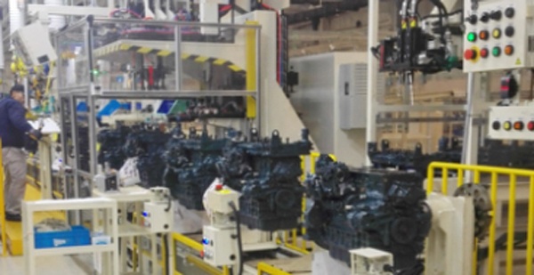 Engine assembly line of Wuxi Jiumotian Company in 2015